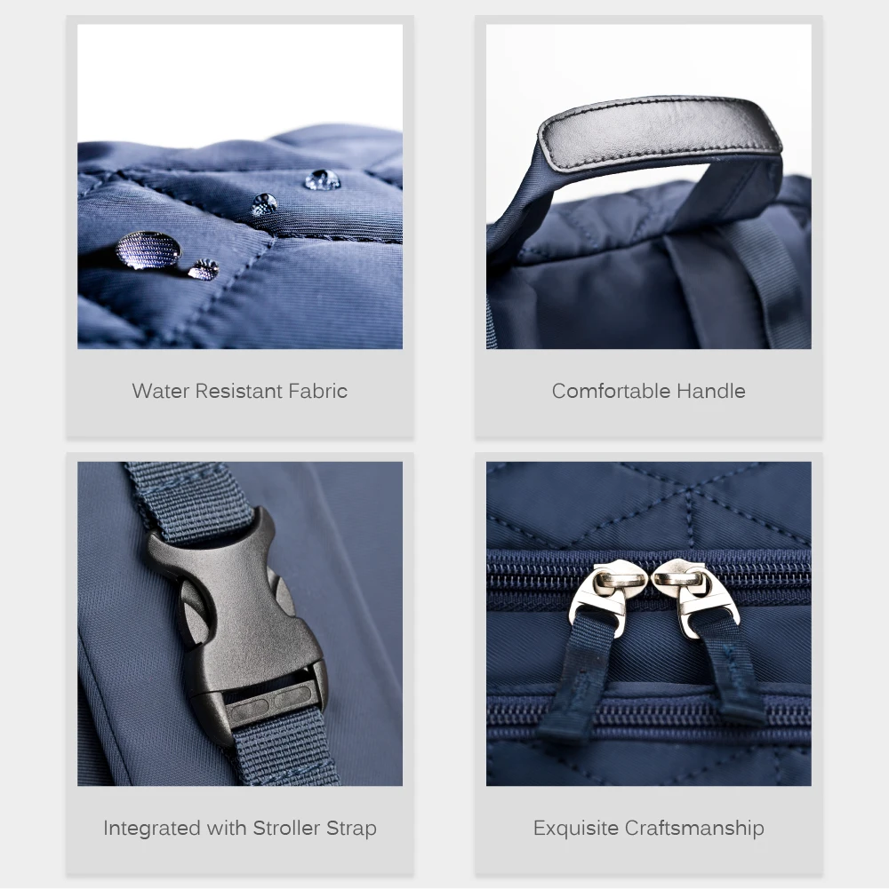 Новинка модная сумка для мам однотонный рюкзак подгузников широкая Детская