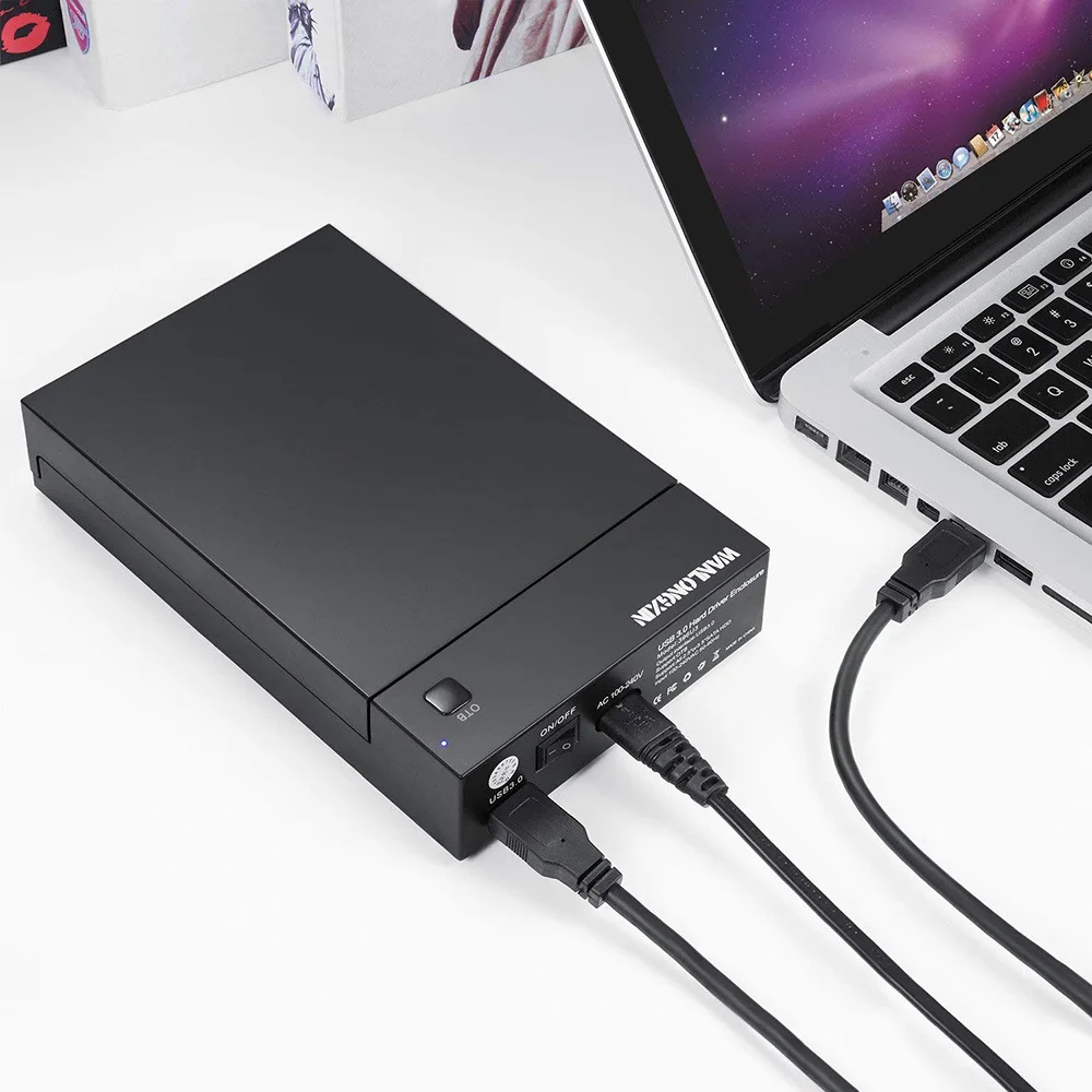 USB 3,0 2," 3,5" SATA жесткий диск Внешний корпус SSD HDD диск Портативный чехол коробка поддержка UASP и 8 ТБ диски