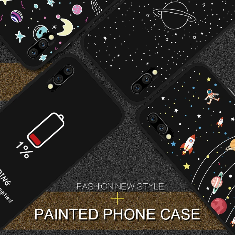 Мягкий TPU чехол для samsung Galaxy A30 A40 A50 A60 A70 A10 A20 A20e M10 M20 M30 звездное небо чехол с рисунком в армейском стиле на 50 30 70 40 20 чехол