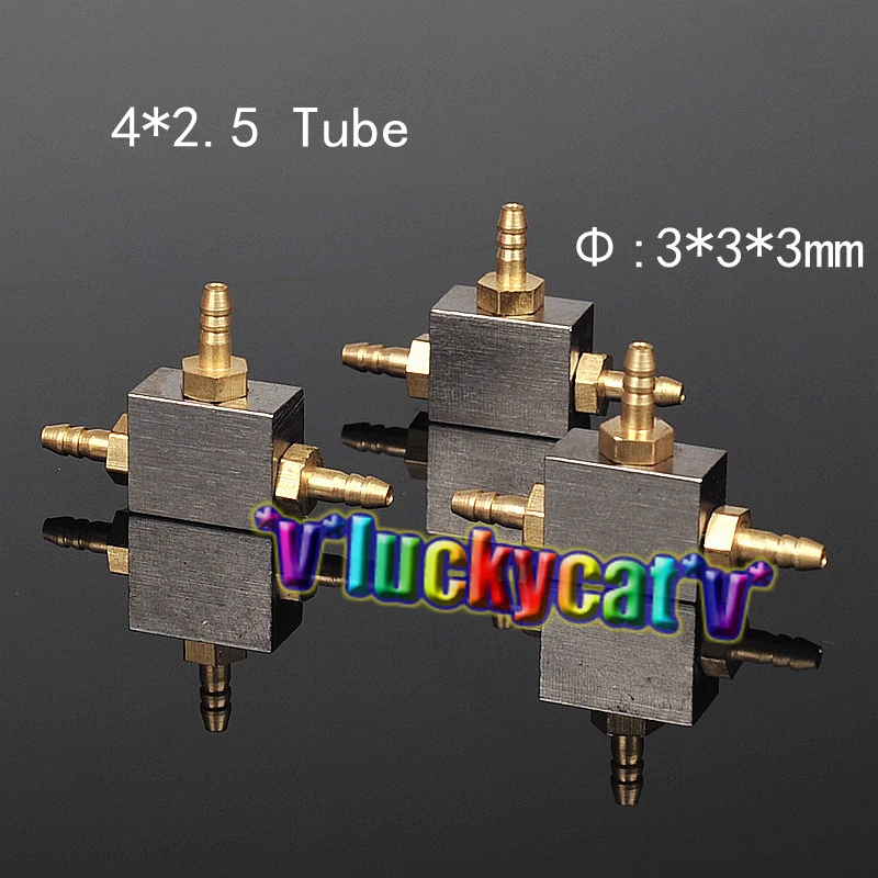 Dental Valve Cooper Tee for dental chair air compressor Air Turbine 3*3*3MM 3Pcs | Красота и здоровье