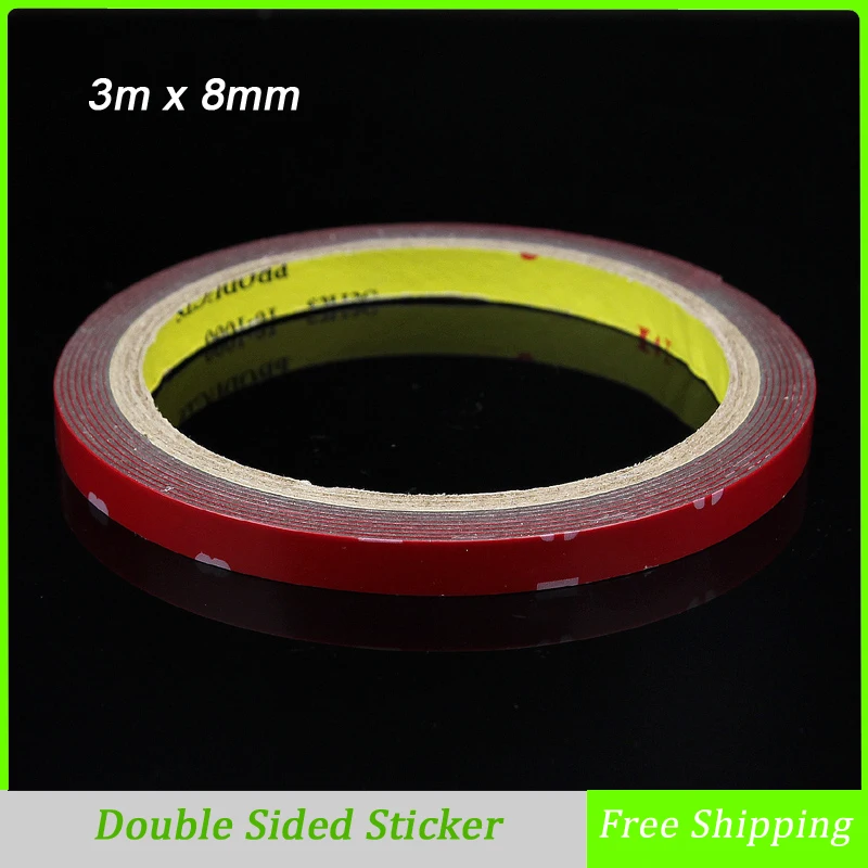3M x 8 мм двухсторонний акриловый пенопластовый клей для автомобиля автомобильная