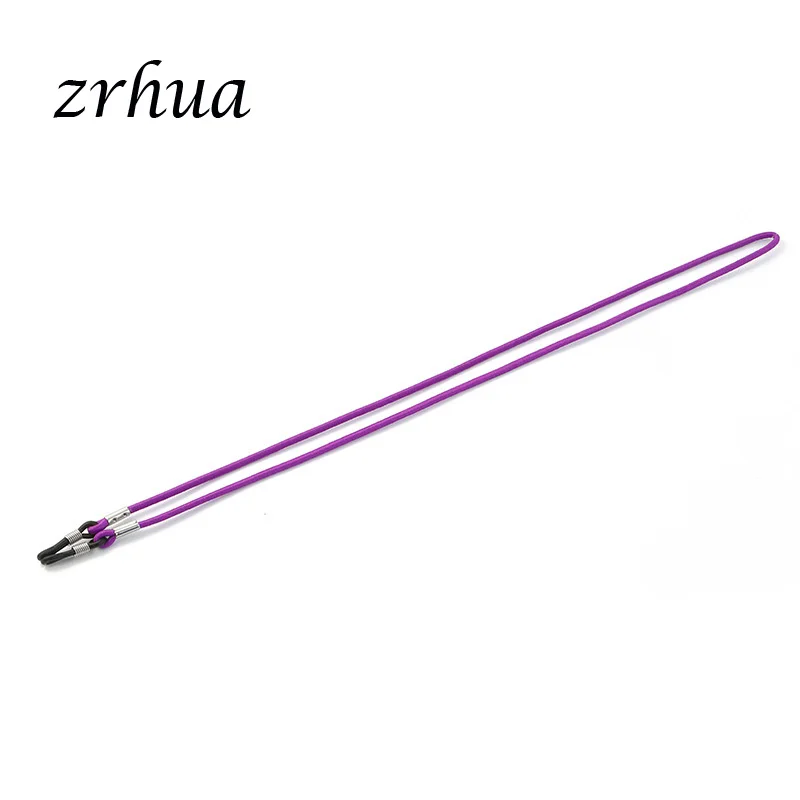 ZRHUA 1 шт., яркие цвета, эластичные силиконовые ремешки для очков, цепочка для солнцезащитных очков, противоскользящие веревки для очков