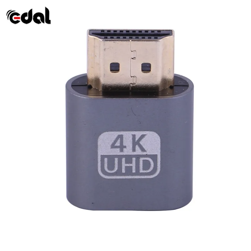 VGA адаптер виртуального дисплея HDMI 1 4 DDC EDID пустышка штепсельная вилка без головы