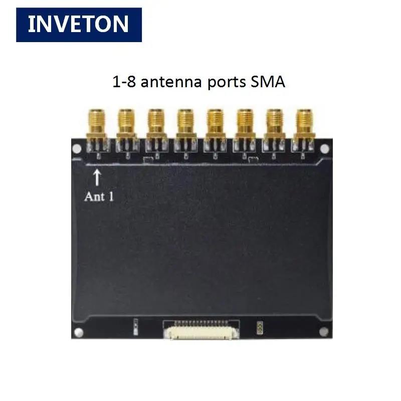 Free English SDK 8ports UHF rfid reader impinj chip TCP/IP RJ45/Ethernet 840-960mhz passive for Marathon/warehouse invnetory |
