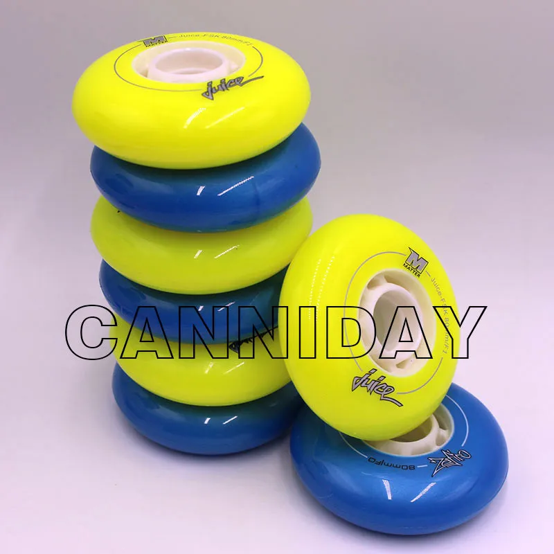 4/8 шт 72/76/80 мм материя носимых PU роликовых коньков колеса аксессуары 85A|roller wheels