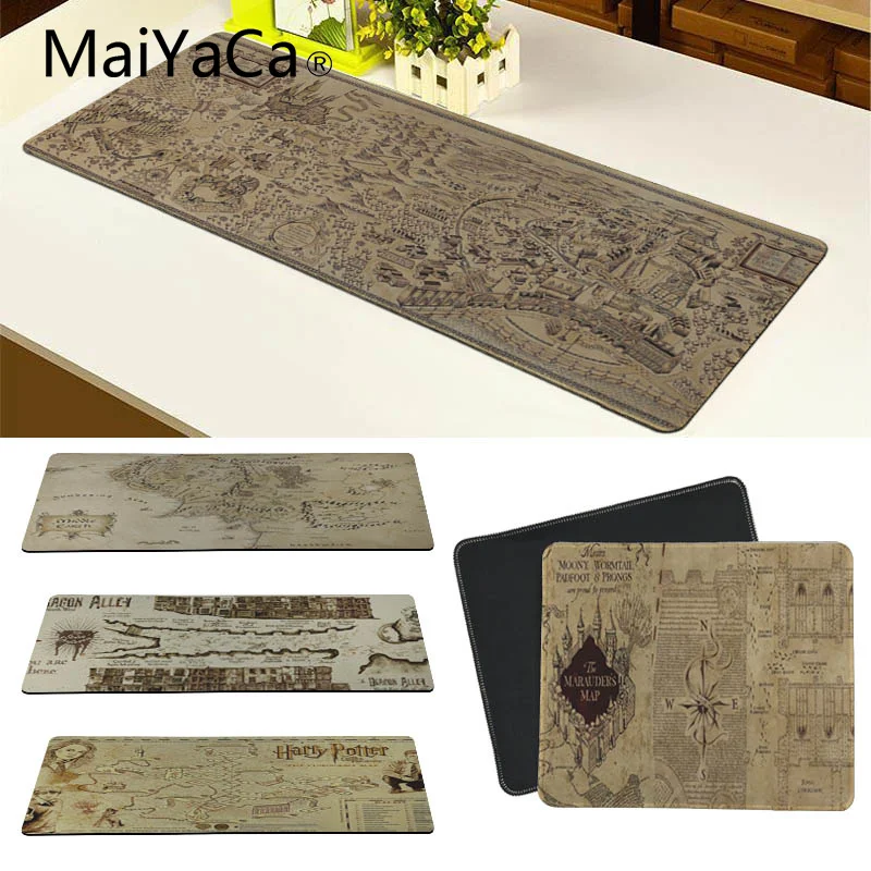 

MaiYaCa 700*300mm Old Map mouse pad gaming mouse pad large cartoon Anime rubber mouse pad Keyboard Mat Table Mat