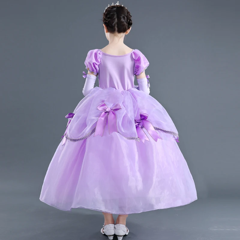 Kids Princess Dresses up Girls Cosplay Costume Children Halloween Party Long Gown Fantasy Christmas Gift | Детская одежда и обувь
