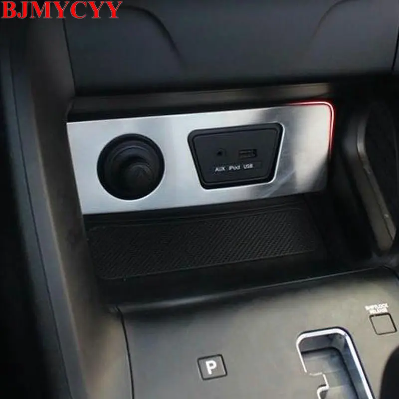 BJMYCYY автомобильный прикуриватель украшение из нержавеющей стали для Hyundai IX35