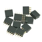 10 шт. 2X4 контактный 8P 2,54 мм двухрядный гнездовой прямой штыревой разъем