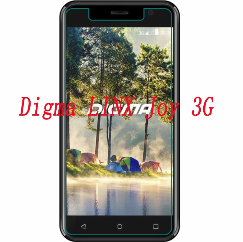 Закаленное стекло 9H для смартфона Digma LINX Joy 3G Взрывозащищенная защитная пленка