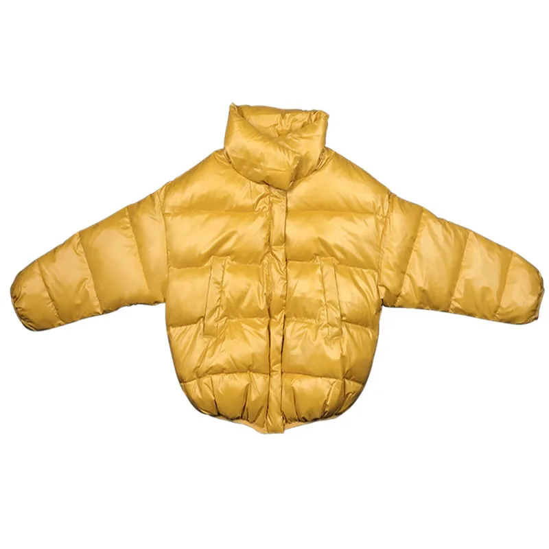 

Solid Bright Color Short Cotton Coat Women Winter Parkas Thicken Warm Jacket Woman Parkas Mujer Casual Down Cotton Coat A452