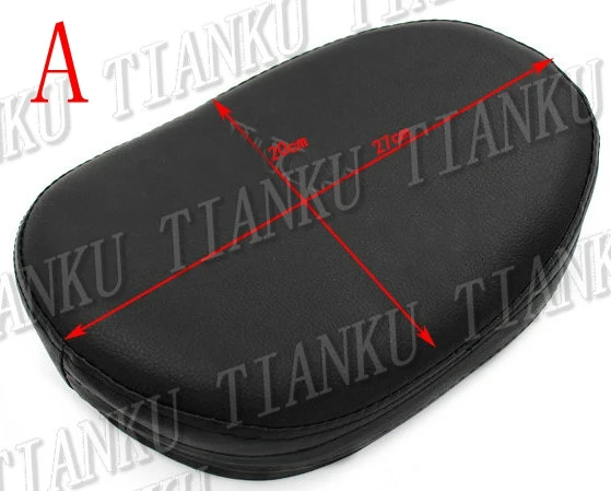 Motorcycle Backrest Cushion Pad For Honda Shadow Spirit Sabre Aero ACE Steed VLX 400 600 1100 DLX VTX1300 1800 Magna VF 250 750 |