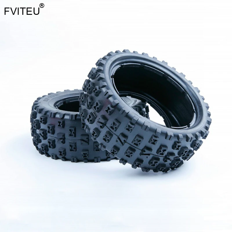 Резиновые шины fvieu knobby шина с внутренней тканью для 1/5 Losi 5ive T Rovan LT King Motot X2|Детали и