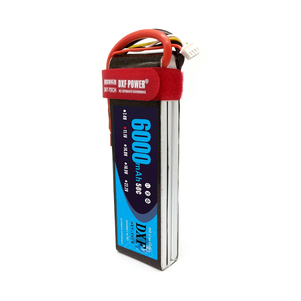 

DXF RC Lipo Battery 11.1V 6000mah 50C 3S AKKU Batteria For Model Trex 500 Helicopter TRX Car Boat