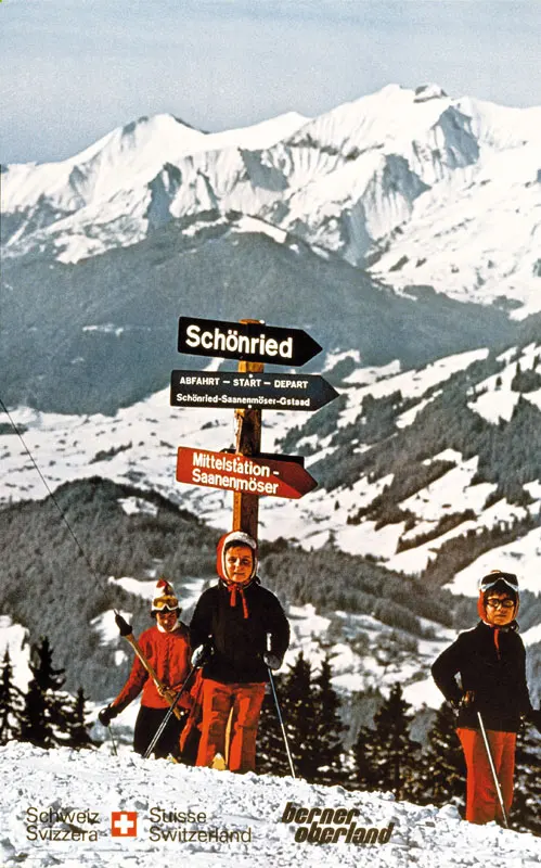Швейцария Берн туристические плакаты Wengen Jungfraugebiet классические настенные
