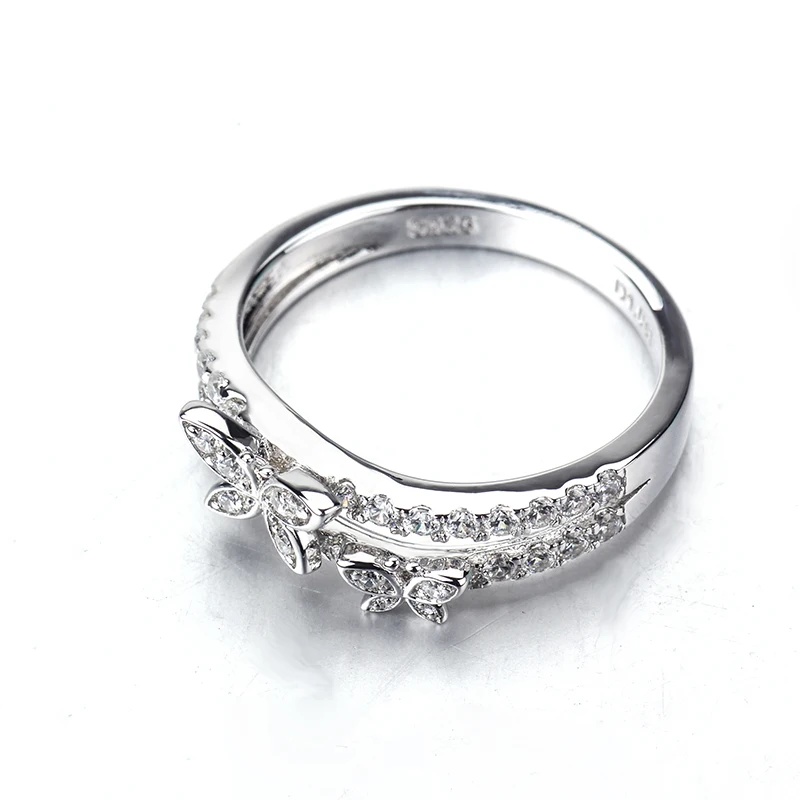 Женское кольцо из серебра 925 пробы с фианитом|Кольца| |