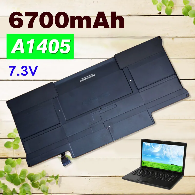 Оригинальный 7 3 В 6700 мАч A1405 ноутбука Батарея для Apple MacBook Air 13 &quotA1369 MC503 MC504 |