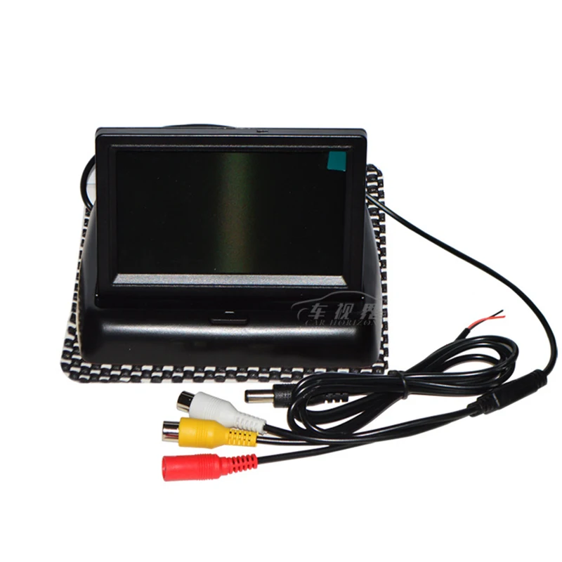 Автомобильный монитор 4 3 дюймов TFT lcd автомобильные мониторы заднего вида 480x240