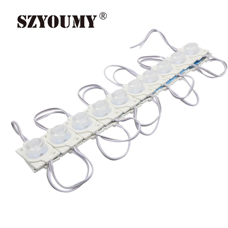 SZYOUMY высокий модуль питания Led боковое освещение 1,5 Вт 5730 SMD линзы светодиодный модуль освещение для рекламные вывески