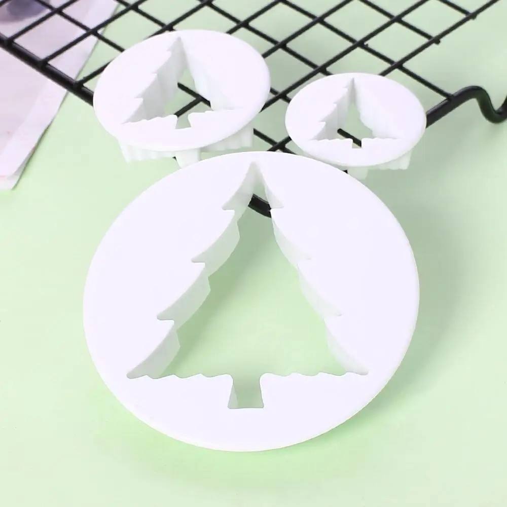 Подарок 3 шт. новогодняя елка резак для украшения торта инструмент тиснения