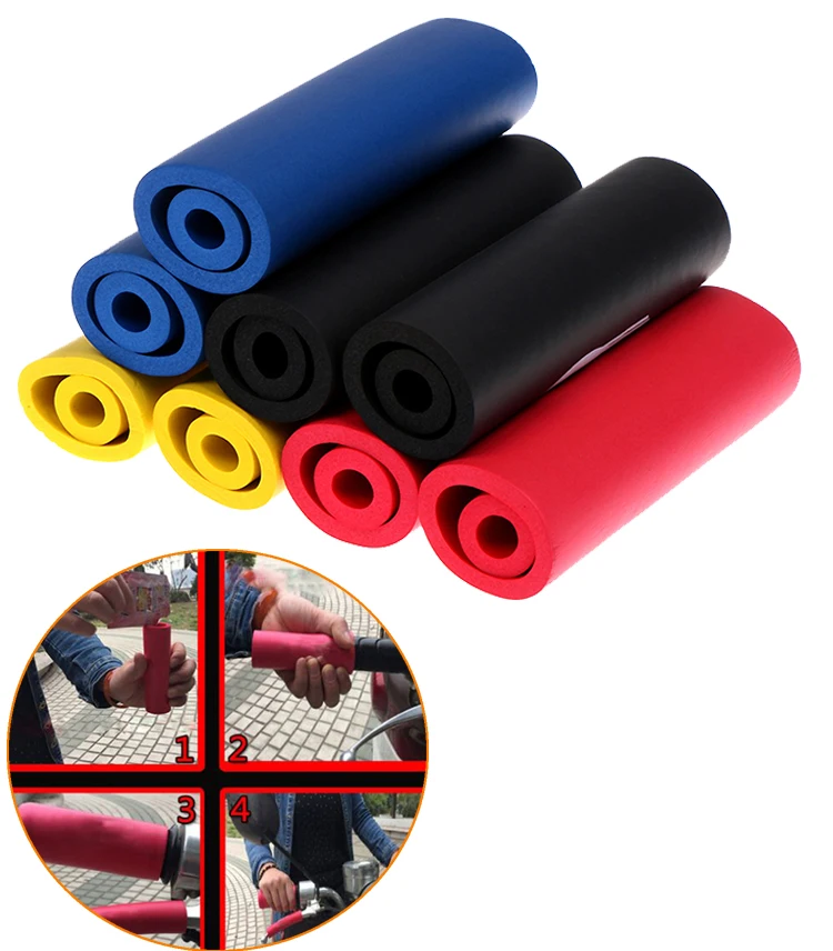 Нескользящая Мягкая велосипедная балка на руль 2 шт./1 пара оптовая продажа ручка