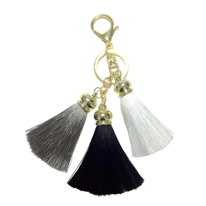 Хит продаж цветной брелок мешок AccessoriesIce шелковая кисточка для ключей Pompom сумочка