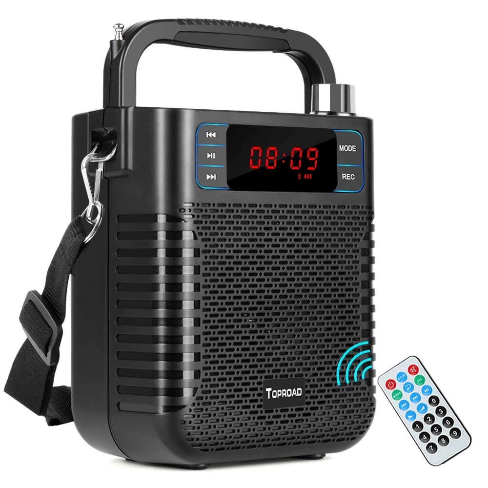 TOPROAD Bluetooth динамик беспроводной стерео сабвуфер тяжелый бас динамик s музыкальный плеер Soundbox поддержка микрофона USB FM радио TF