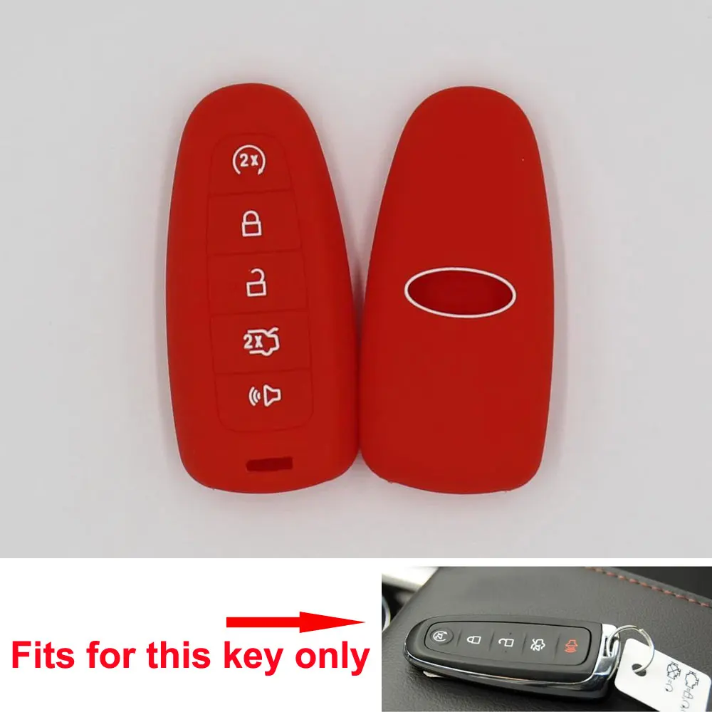 5 кнопочный силиконовый Интеллектуальный Автомобильный ключ дистанционного