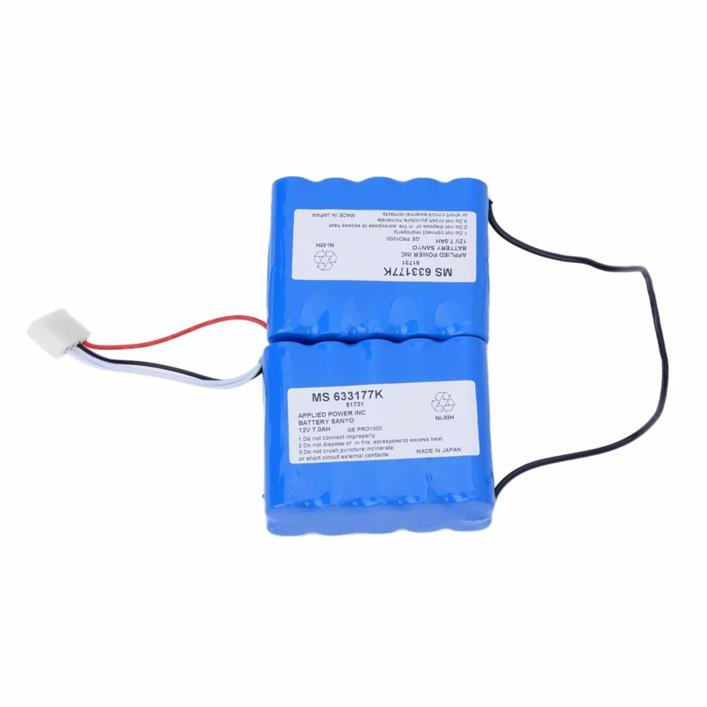 Аккумулятор монитора Vital Signs для GE PRO1000 PRO1006 PRO1008 PRO1009 10N 2P17650 MS 622177K 51731 MS633177C| |