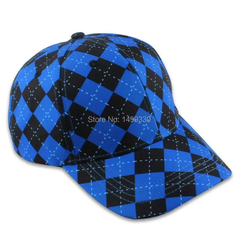 Новая Геометрическая шапка для гольфа бейсболка Классическая вырезанная синяя и