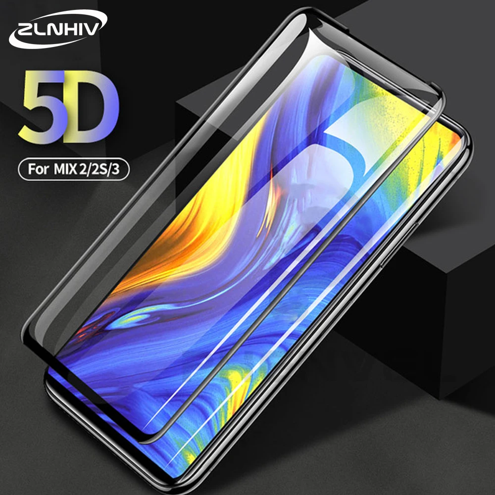 Защитное стекло zlnвич 5D для xiaomi mi mix 3 2s защита экрана телефона pocophone f1 9 se 8 pro a2 lite play