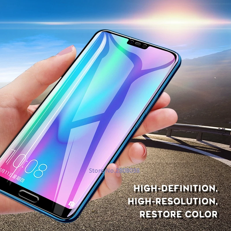 GerTong полное покрытие закаленное стекло для Huawei Honor 10 Lite P30 Pro черная Премиум Защита