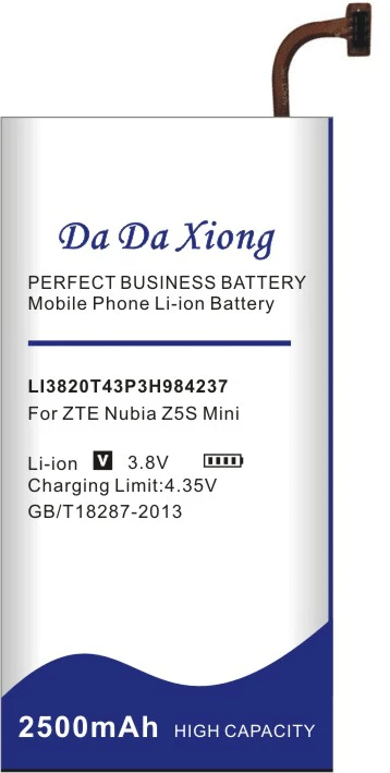 Da Xiong 2500 мАч LI3820T43P3h984237 Аккумулятор для zte Nubia Z5S mini NX403A телефон