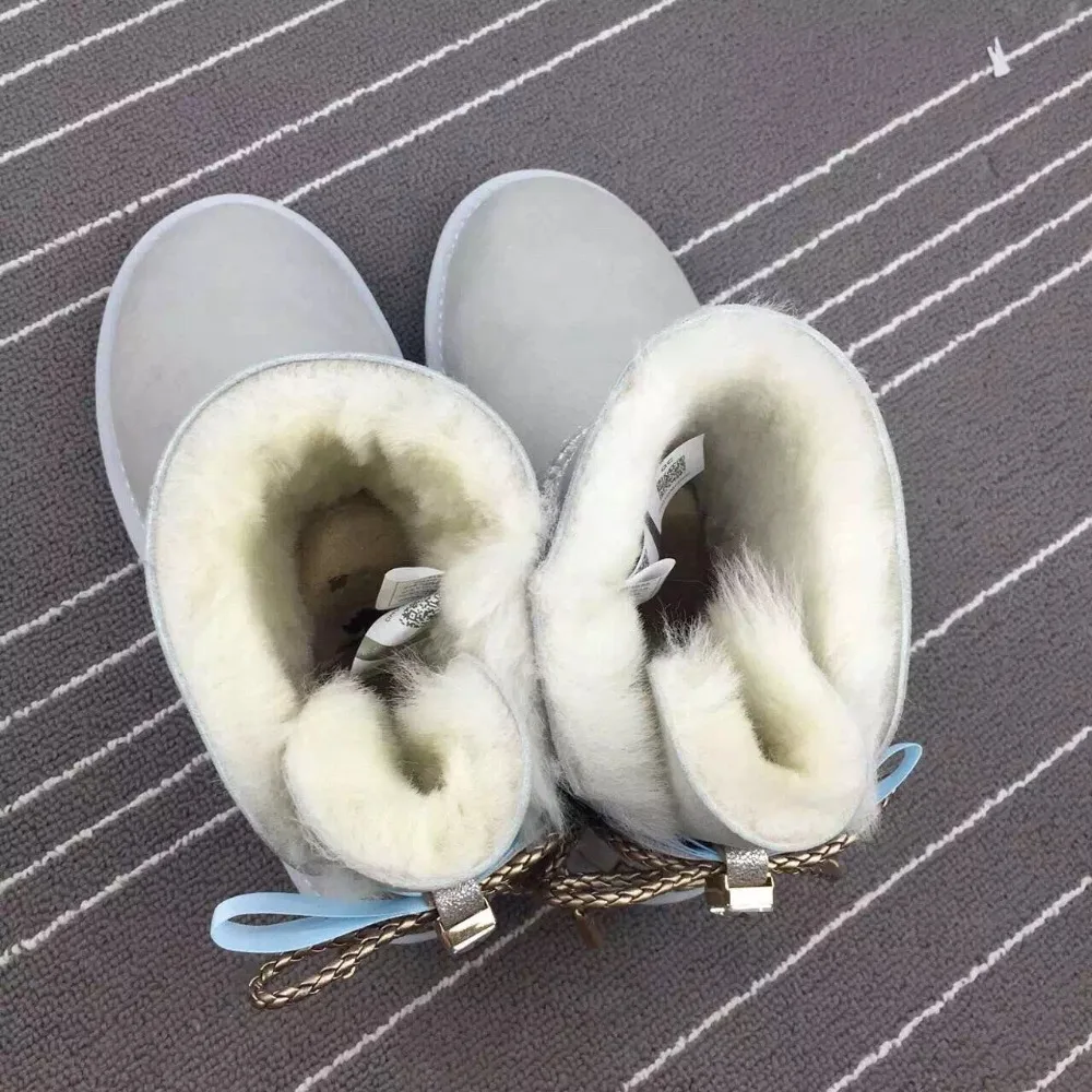 Кристаллы женщины снегоступы кашемир теплую обувь чтобы помочь низким боути