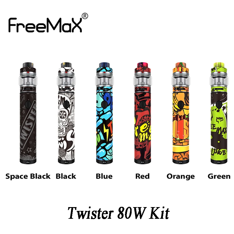 Оригинальный Freemax Twister 80 Вт электронная сигарета стартовый комплект батарея мод