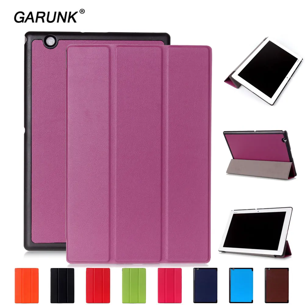 Для Sony Xperia Z4 Tablet Ultra Case 10 1 дюймов Твердый Чехол книжка с подставкой для кожаный