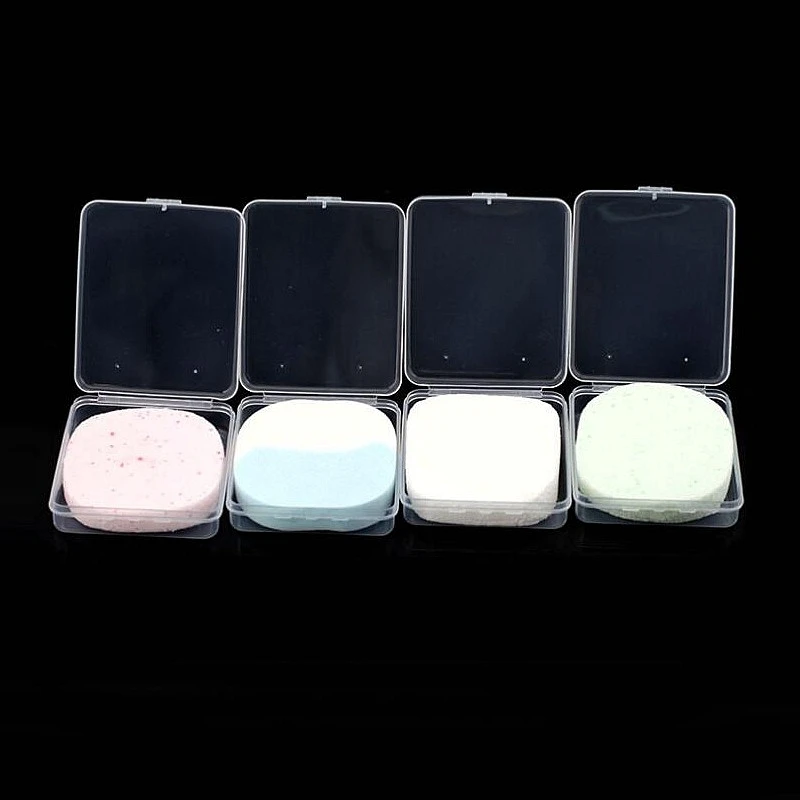 Очищающий спонж для лица 1 шт. супермягкий удобный очищения с коробкой| |