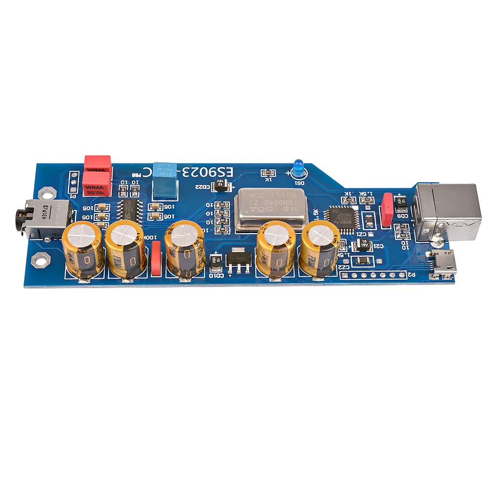 AIYIMA PCM2706 + ES9023 аудио DAC звуковая карта декодер плата с OTG DIY для усилителей