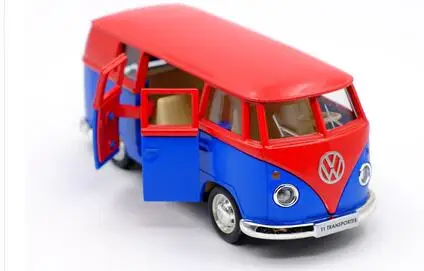 2019 в коробке модели автомобилей из сплава автобусы vw матовая модель автомобиля
