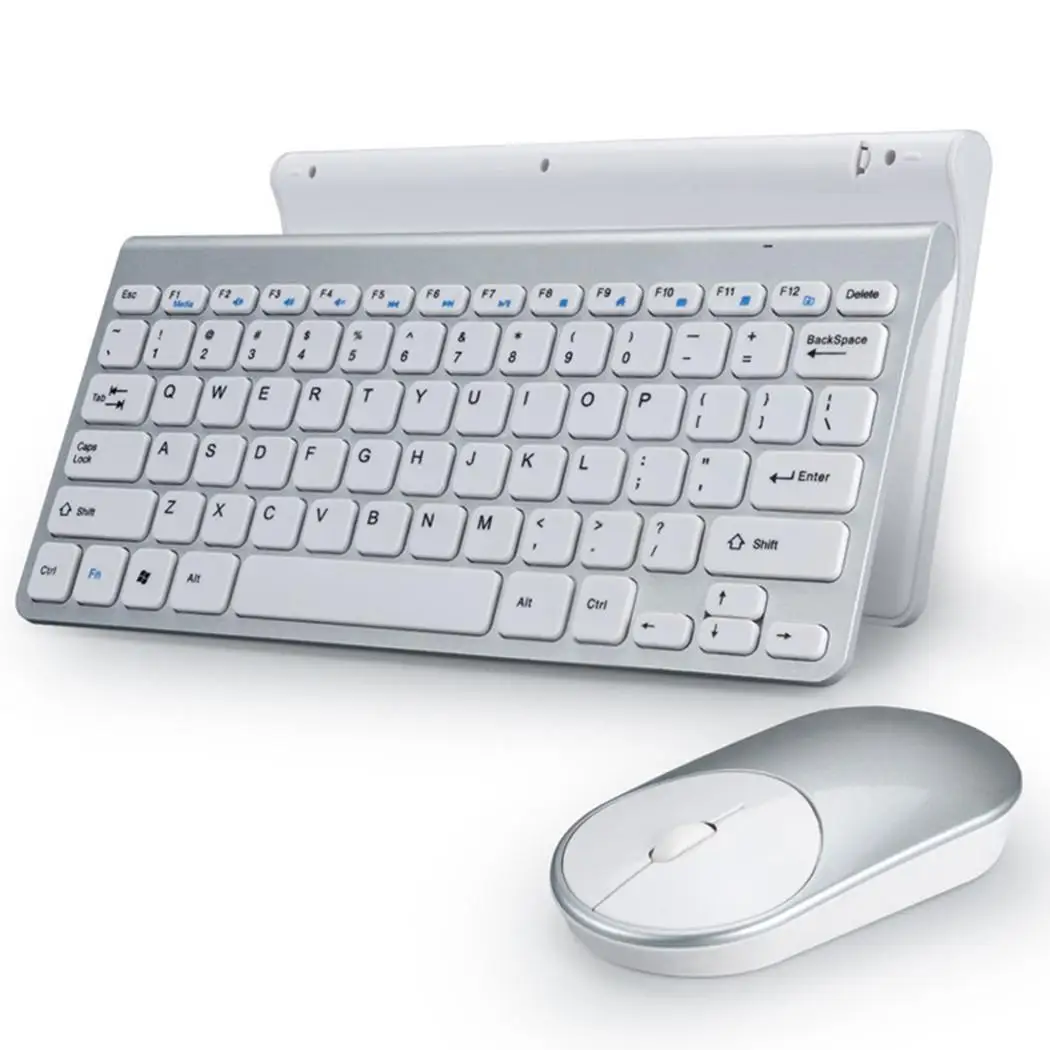 Беспроводной Mini USB клавиатура и мышь комплект для стильного дизайна с