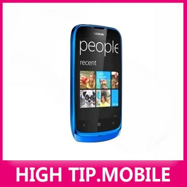 Разблокированный Nokia Lumia 610 Windows мобильный телефон 8 Гб Камера Хранения 5.0MP gps Wifi 3g отремонтированный SG post