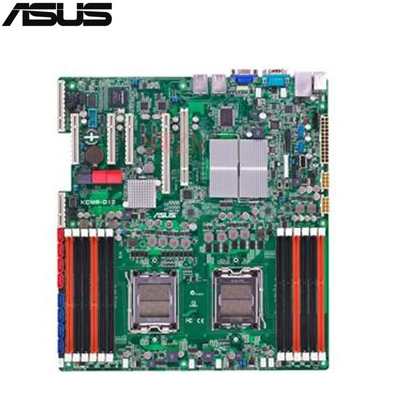 Оригинальный использовать сервер материнская плата для Asus KCMR D12 разъем C32