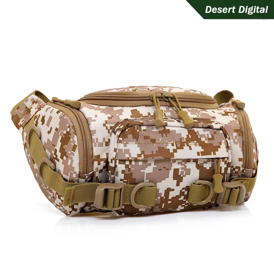 Desert Digital Защитная Мужская тактическая поясная сумка для отдыха на природе, поясная сумка, военная сумка-мессенджер, Мужская походная велосипедная сумка - Цвет: Desert Digital