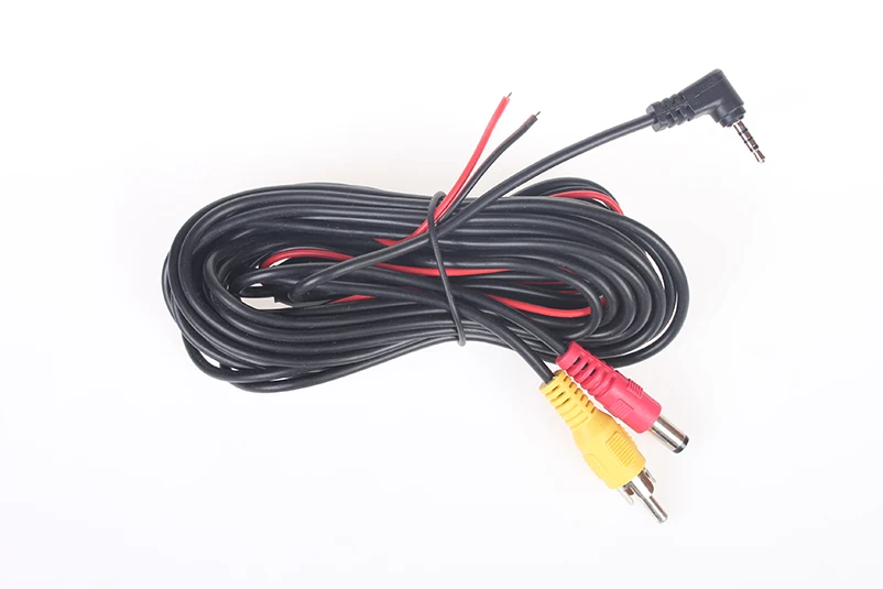 Iaotugo 6 м 2,5 мм Jack/RCA видео кабель для gps навигатор, 6 м 4 Pin видео кабель для Видеорегистраторы для автомобилей Регистраторы 4 Pin видео кабель-удлинитель - Название цвета: Jack Connector