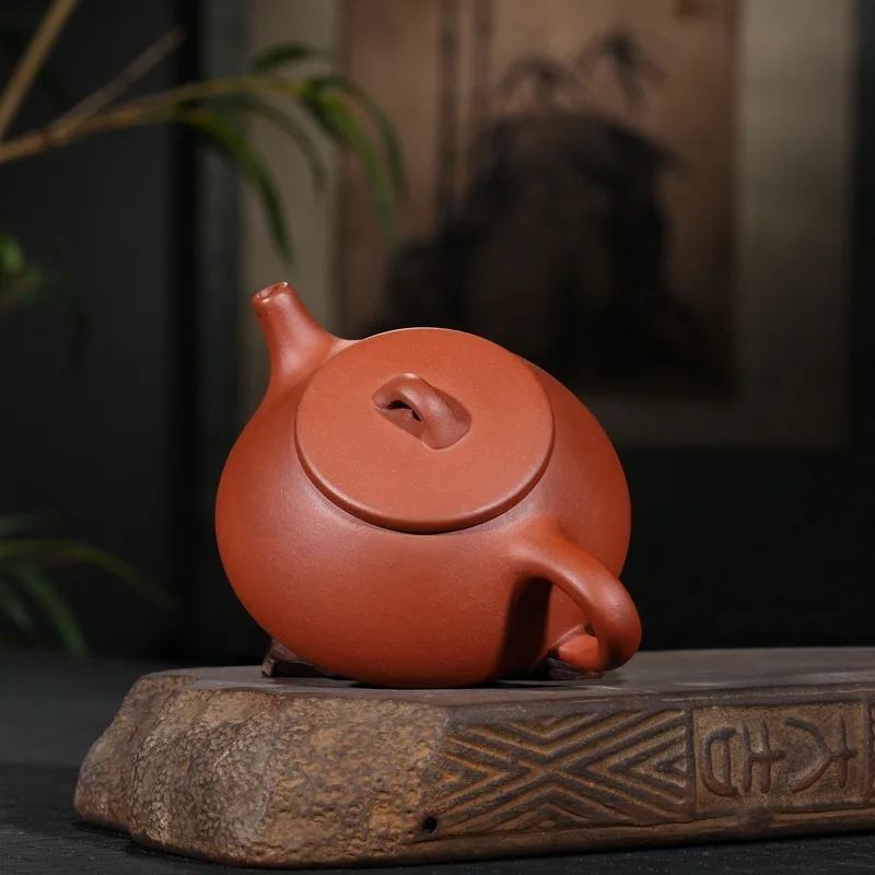 

Rhyme sea sand pot recommended undressed ore quality goods all hand light stone gourd ladle pot teapot cheap dedicated