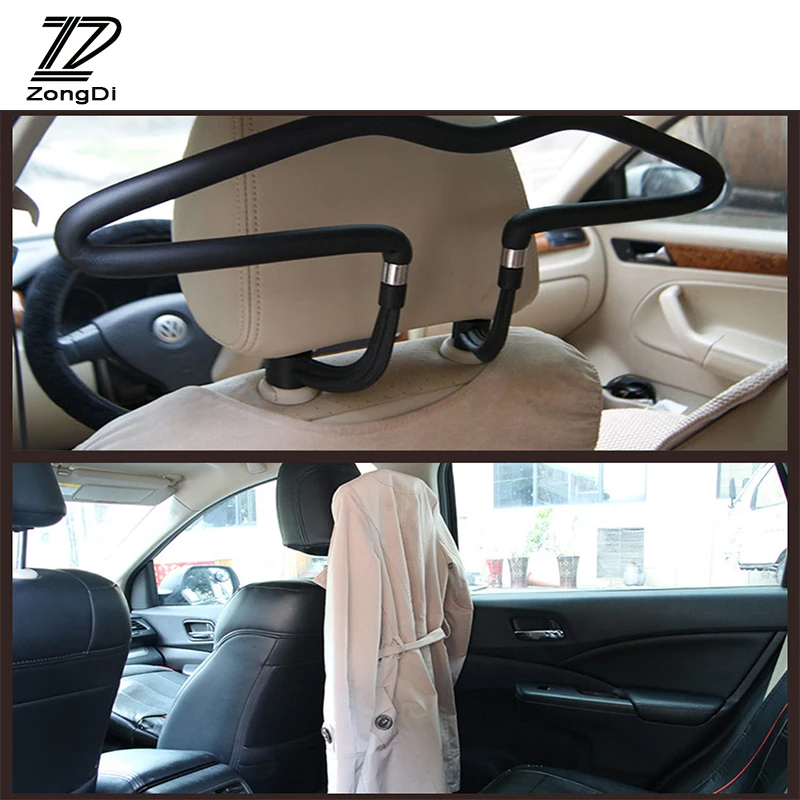 ZD автомобили для VW Passat B5 B6 Polo Golf 4 5 6 7 Chevrolet Cruze Lada Granta RAM Автомобильная вешалка