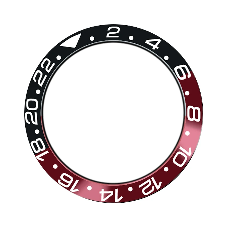 

Automatic watch 38mm black and red Spanish watch titanium frame for 40mm