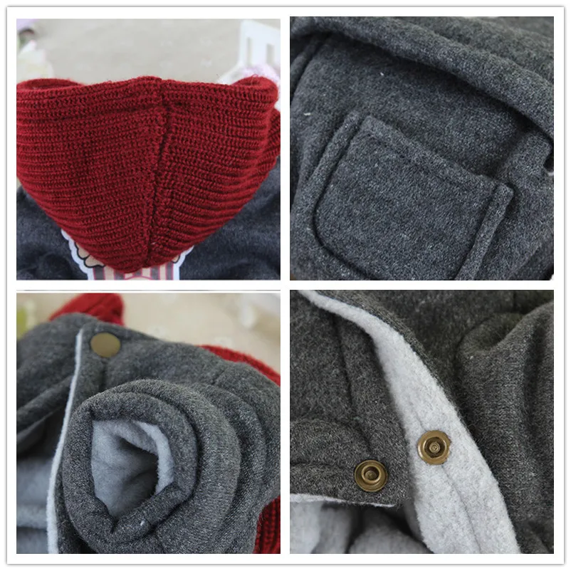 Собака Одежда Зима Утолщение Хлопка-Мягкие Одежды Любимчика Товары Для Животных