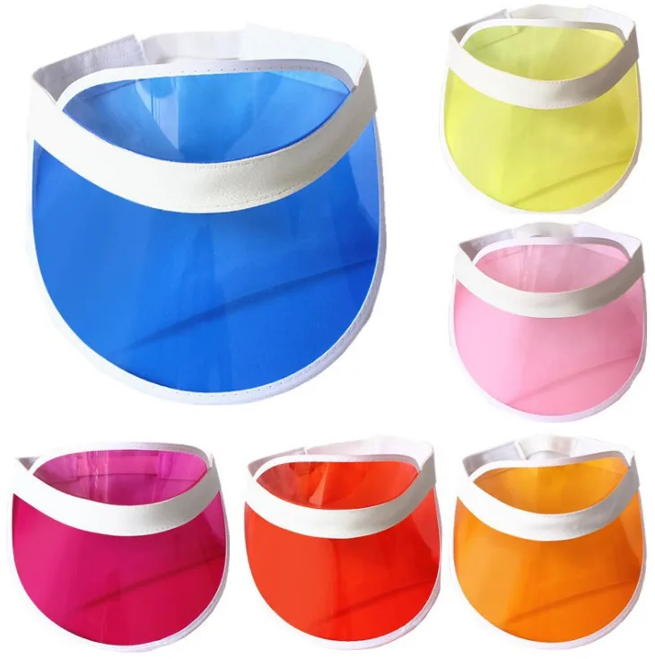 Новинка лета 2019 100 шт Солнцезащитная шляпа карамельного цвета прозрачная