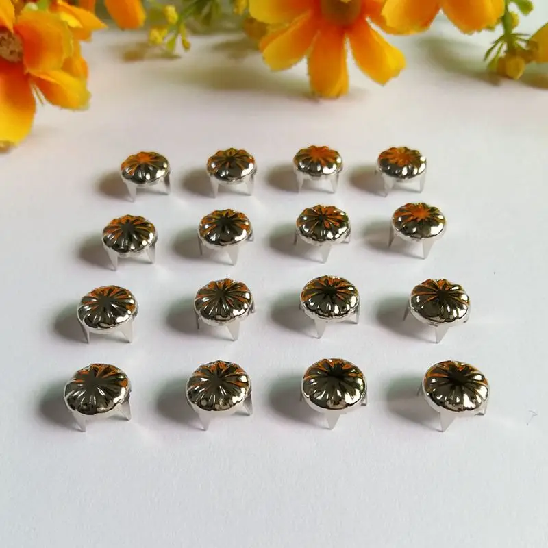 

400 шт., металлические застежки для обуви, 9 мм